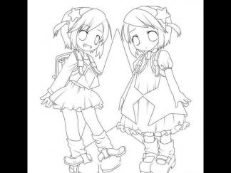 可爱的双胞胎女孩3