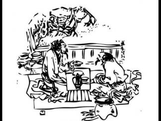 喝酒聊天的情景3