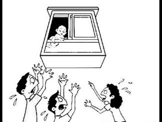 小孩子暑假坠楼2