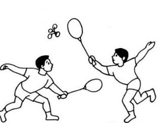 两个人打羽毛球3