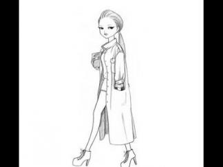 美丽的秋装女生2