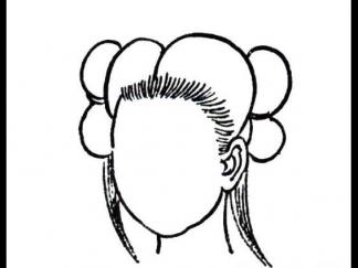 古代丫鬟常见发型3