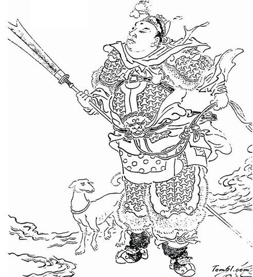 二郎神和哮天犬