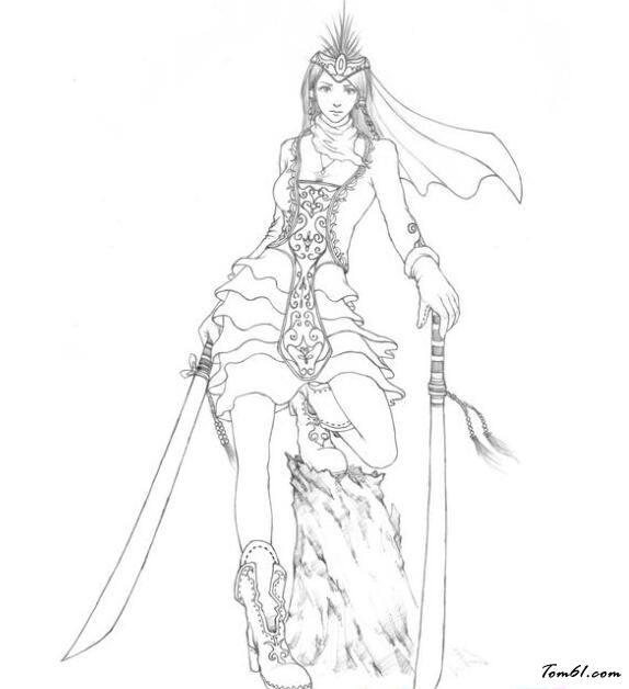 维吾尔男女人物