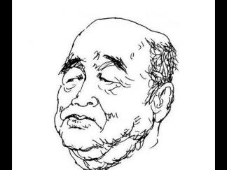 苍老的老人头像2