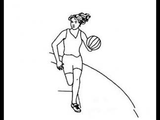 打篮球的女生2
