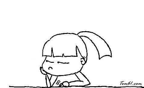 无聊的小女孩子