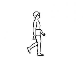 人物侧面走路2