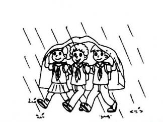 下雨天放学1