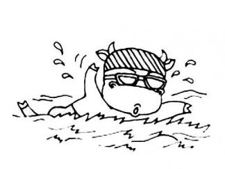 暑假戏水游泳的孩子3