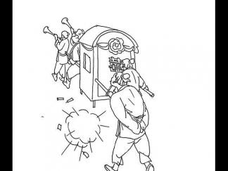 古代抬花轿迎亲1