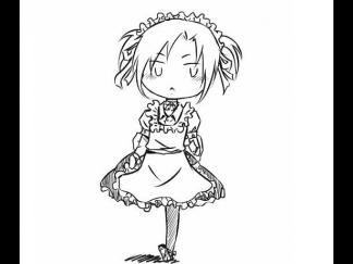 Q版女仆装女孩3