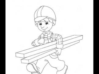 劳动节各行各业劳动工人1