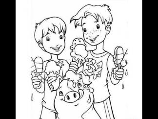 夏天吃冰激凌的孩子2