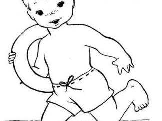 夏天戏水的儿童1