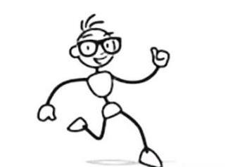 奔跑的小人