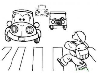 小学生过斑马线2