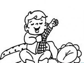 寒冷的冬天儿童1