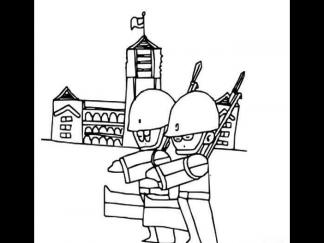 卡通拿枪的军人3