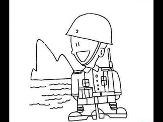 卡通拿枪的军人4