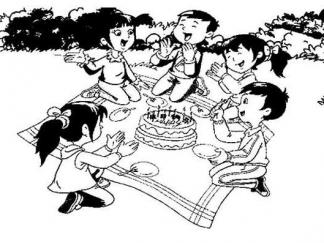 小学生户外野餐1