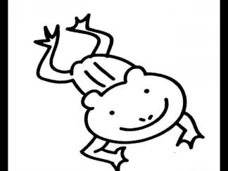 幼儿园画青蛙2