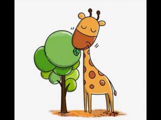 长颈鹿在吃树叶6