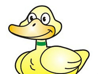卡通鸭子