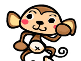 卡通猴子