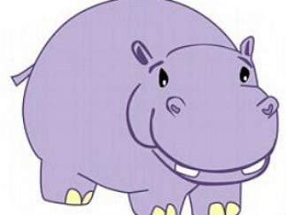 卡通河马