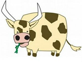 卡通奶牛