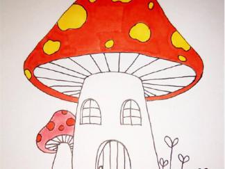 卡通蘑菇房6