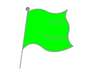 绿色旗帜