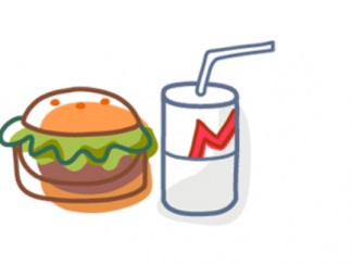 汉堡包和可乐组合7