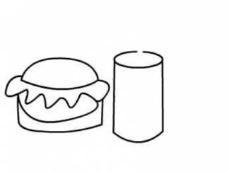 汉堡包和可乐组合5