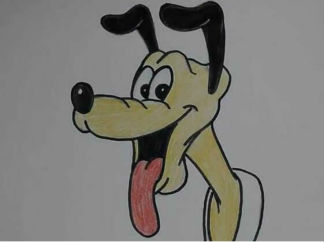 卡通小狗布鲁托