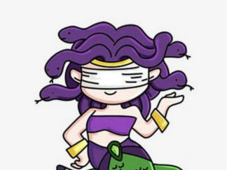 希腊神话蛇发女妖美杜莎