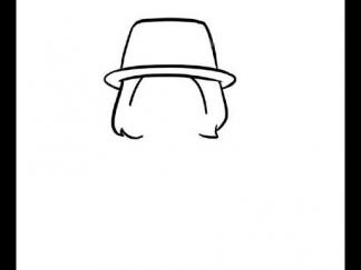 戴帽子的小女孩2