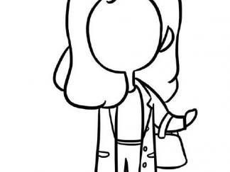 穿风衣的小女孩7