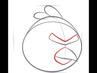 红色愤怒的小鸟4