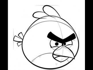 红色愤怒的小鸟7