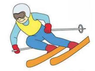 高山滑雪运动员