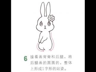 竖着耳朵的小兔子6