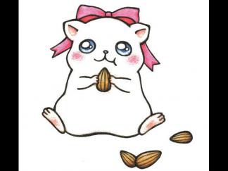 学画胖嘟嘟的仓鼠8