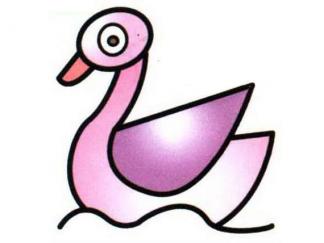 卡通天鹅4