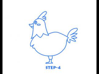 卡通母鸡4
