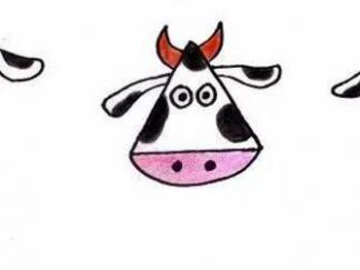 正方形、圆形、三角形的奶牛3