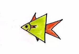 正方形、圆形、三角形的鱼3