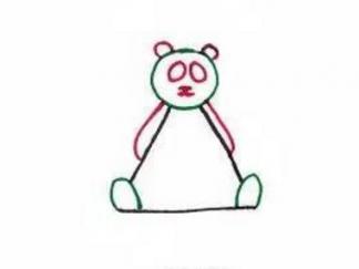 正方形、圆形、三角形的熊猫3