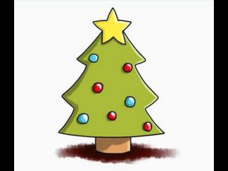 简单可爱的圣诞树4